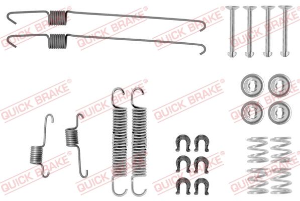 QUICK BRAKE Комплектующие, тормозная колодка 105-0001